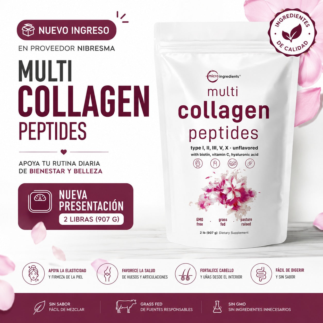 MULTI COLLAGEN PEPTIDES FUNDA 900G